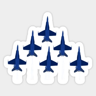 Delta Jet Blues Sticker